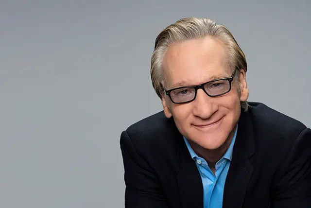 Portrait of Bill Maher by Kevin Kwan